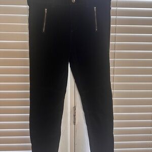 Banana Republic Women's Coudoroy Black Skinny Pants